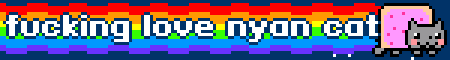 i fucking love nyan cat