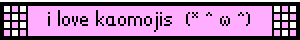 i love kaomojis  (* ^ ω ^)