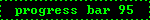 progress bar 95
