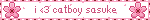 i 3 catboy sasuke