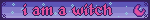 i am a witch