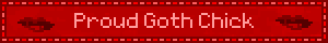 Proud Goth Chick