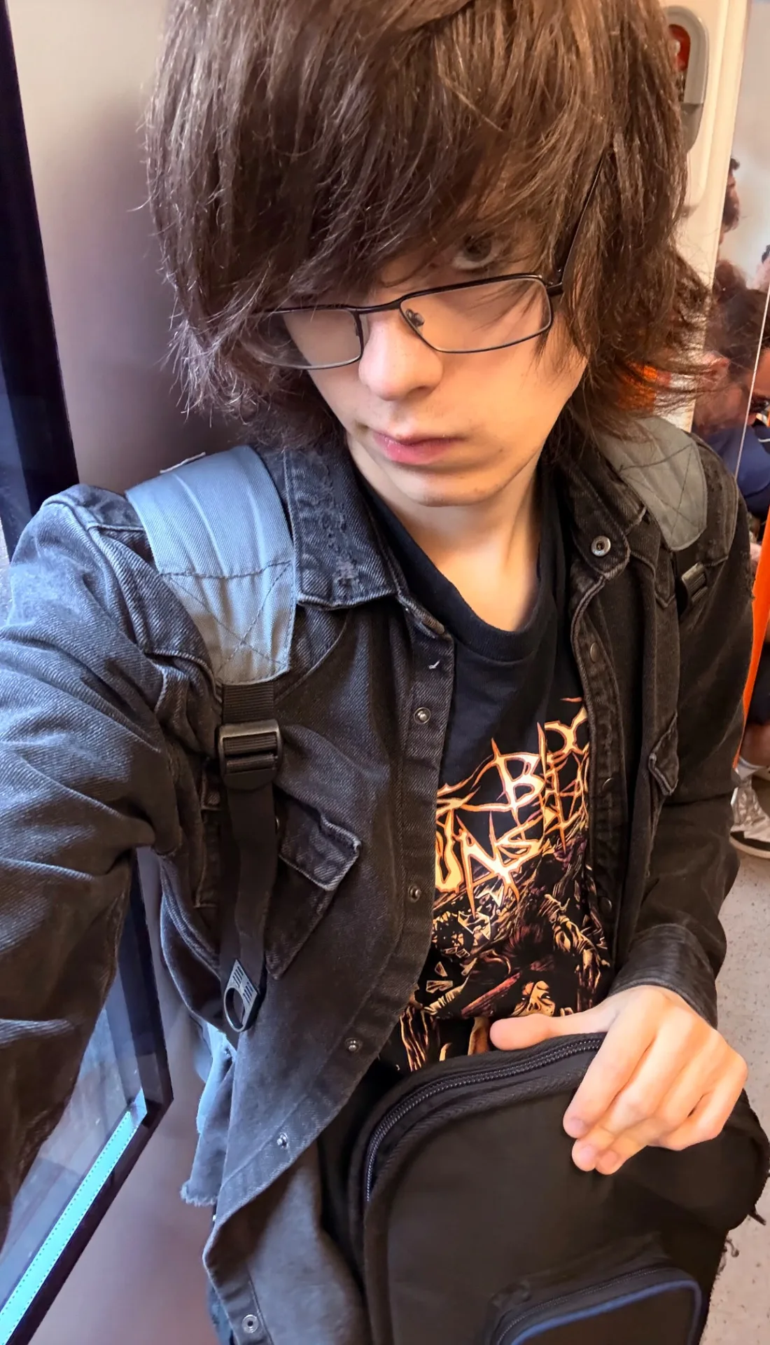 Me on the train
