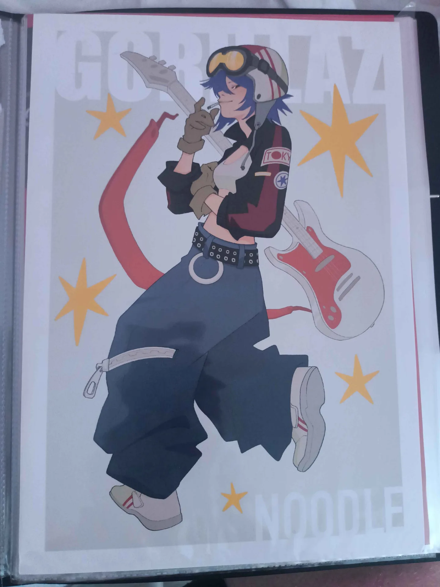Noodle (Gorillaz) print that FUCKS!!!! By Chestnut.AllArt. Should be available at chestnutstore.pl