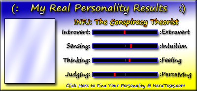 Take the Fun Personality Test @ NerdTests.com