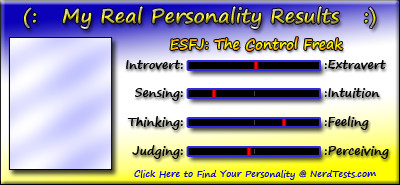 Take the Fun Personality Test @ NerdTests.com