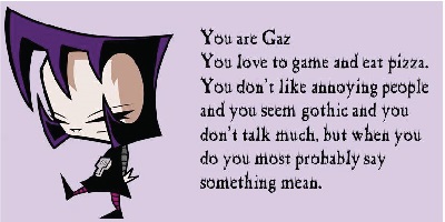 Which Invader Zim Character Are You?