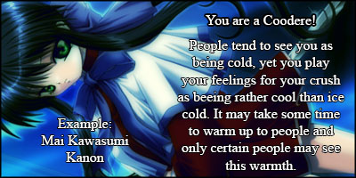 What Type Of Dere Are You?