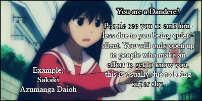 What Type Of Dere Are You? 