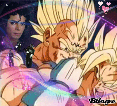 Majin Vegeta and Goku