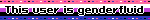 this user is genderfluid blinkie