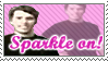 sparkle on stamp