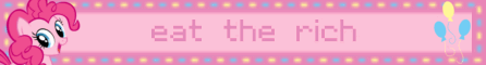 Blinkies: Eat the rich, feed the poor