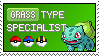 stamp: grass type specialist