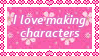 stamp: i love making characters