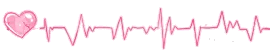 Animation of an electrocardiogram (?) with a heart on the left.