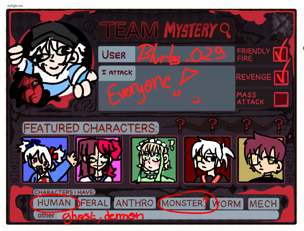 Artfight card