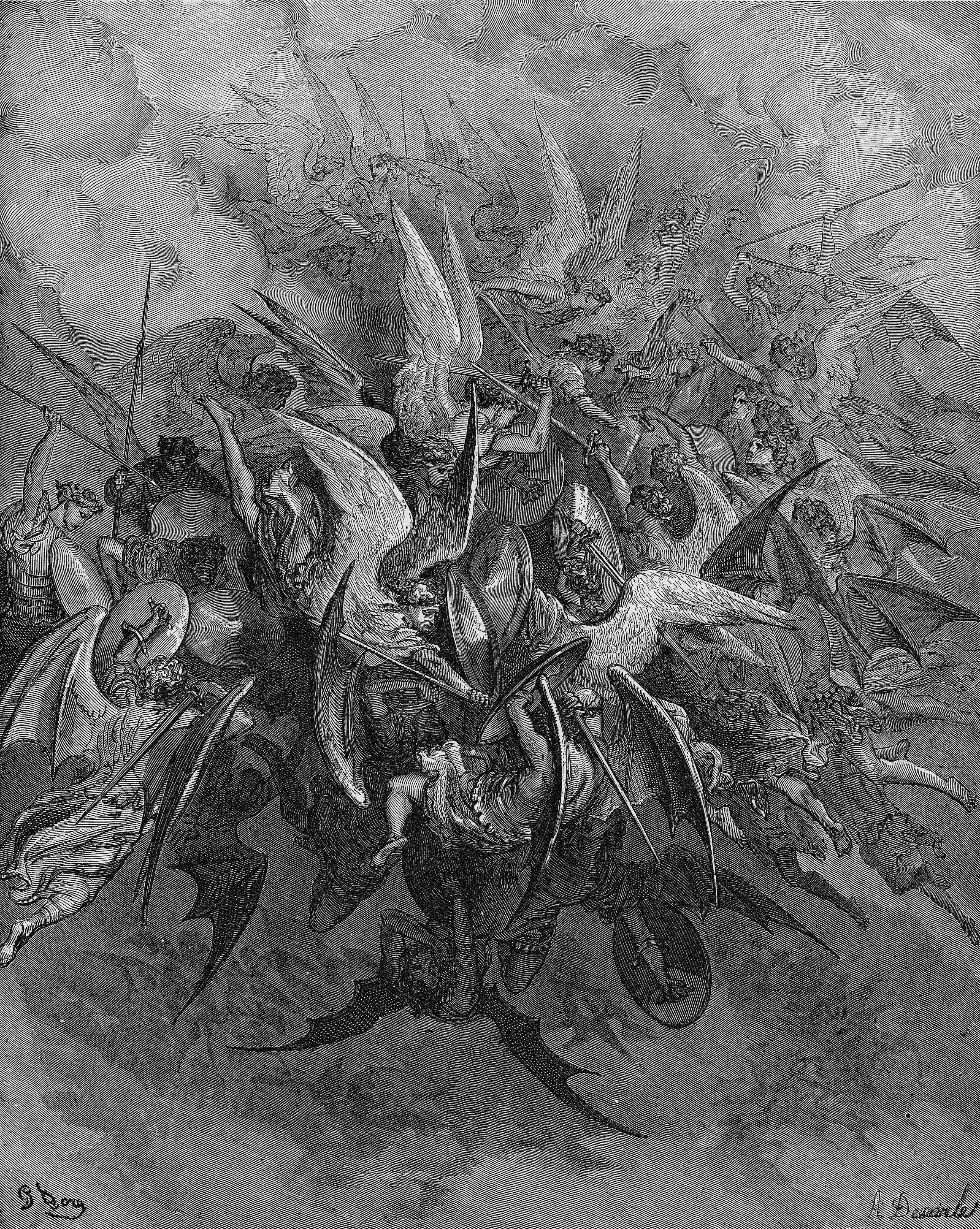 Doré · "Now Storming Fury Rose"