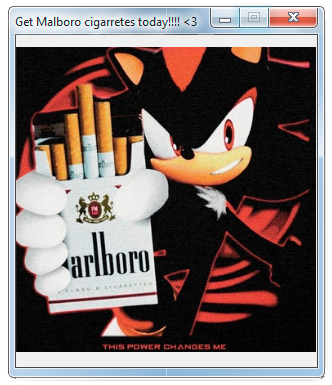 shadow cigarette ad