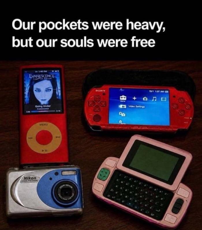 Pockets heavy, souls were free