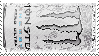white monster stamp