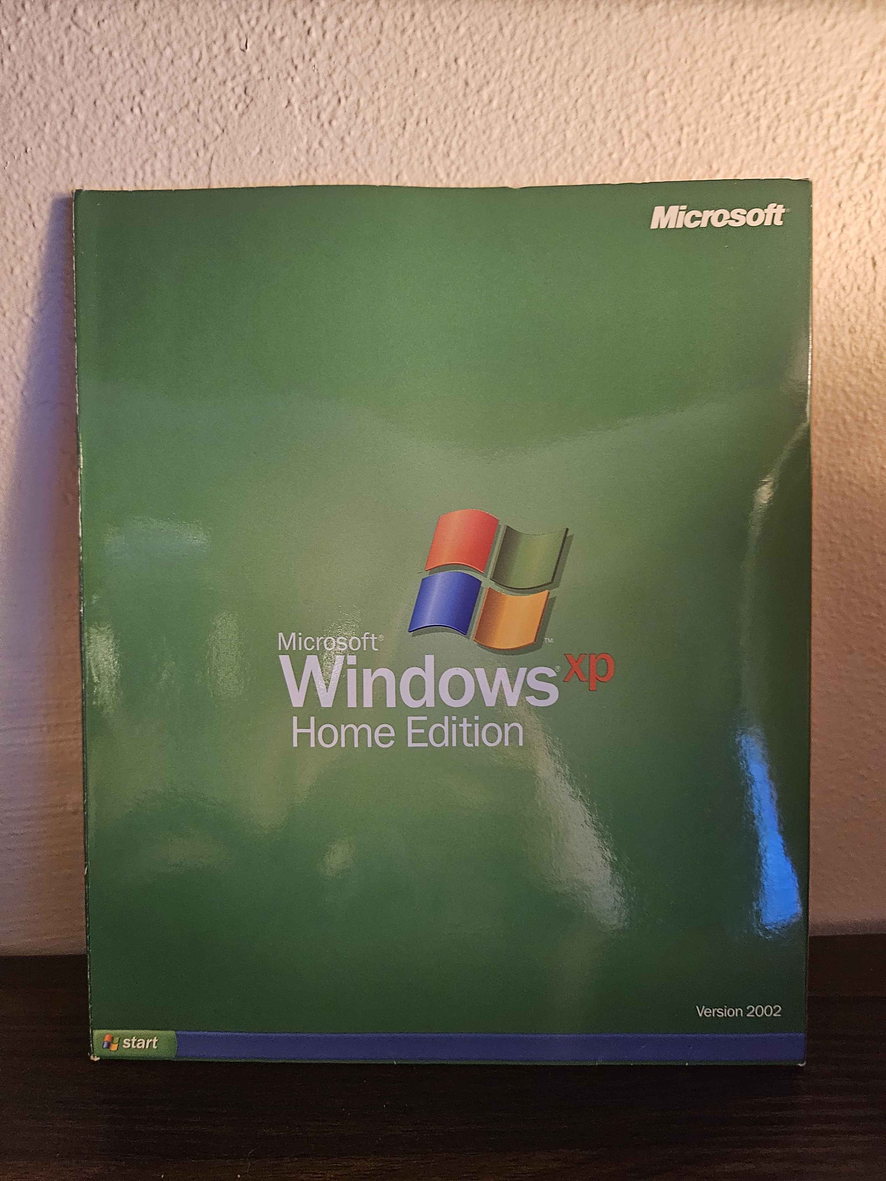 Windows XP installation disc case (missing the disc)
