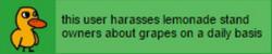 lemonade stand duck userbox