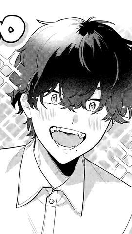 Homare with sparkly eyes and a smile so radiant