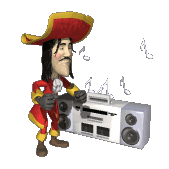 pirate dancing to music lc