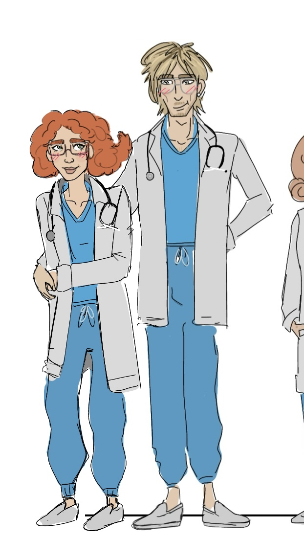 CAROLE AND RONNIE by my friend Hayden