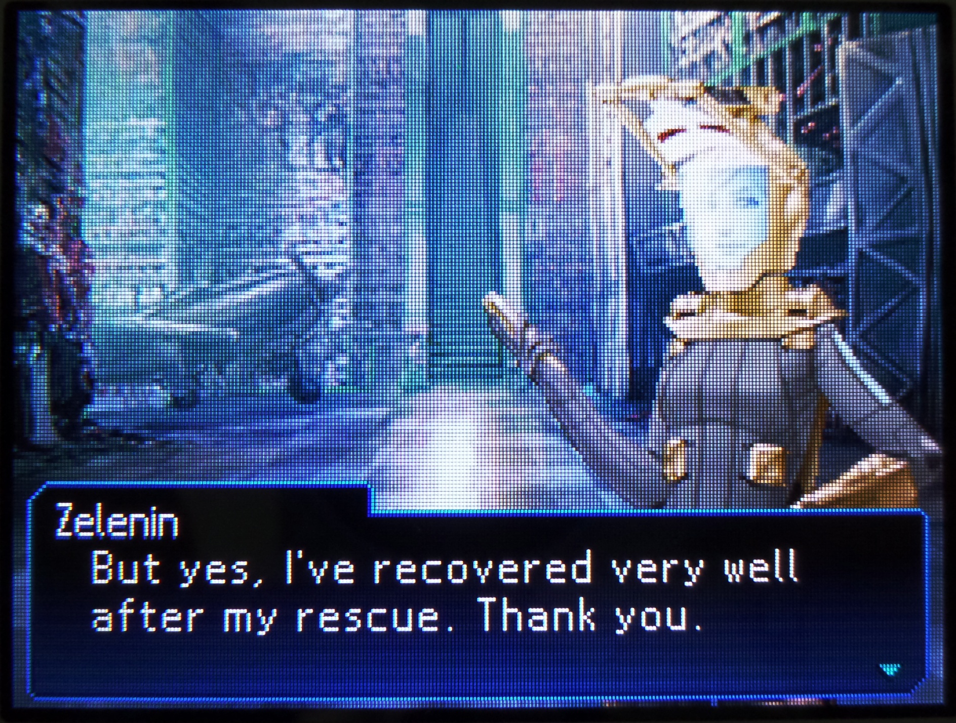 but yes, i've recovered very well after my rescue. thank you.