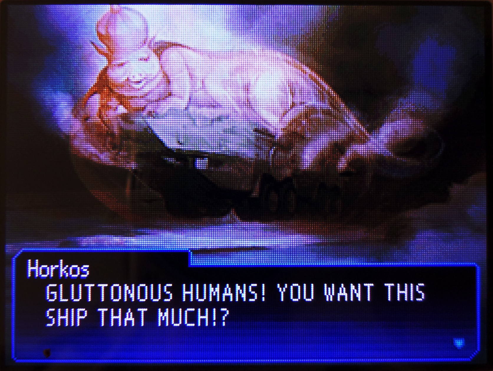horkos: GLUTTONOUS HUMANS! YOU WANT THIS SHIP THAT MUCH?