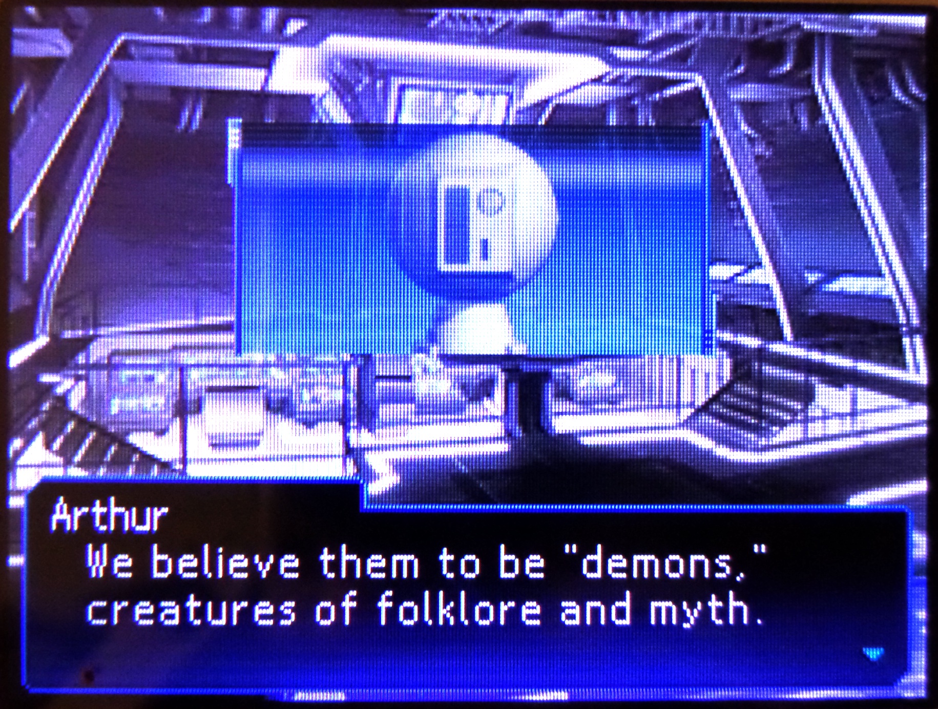 arthur: we believe them to be 'demons,' creatures of folklore and myth.