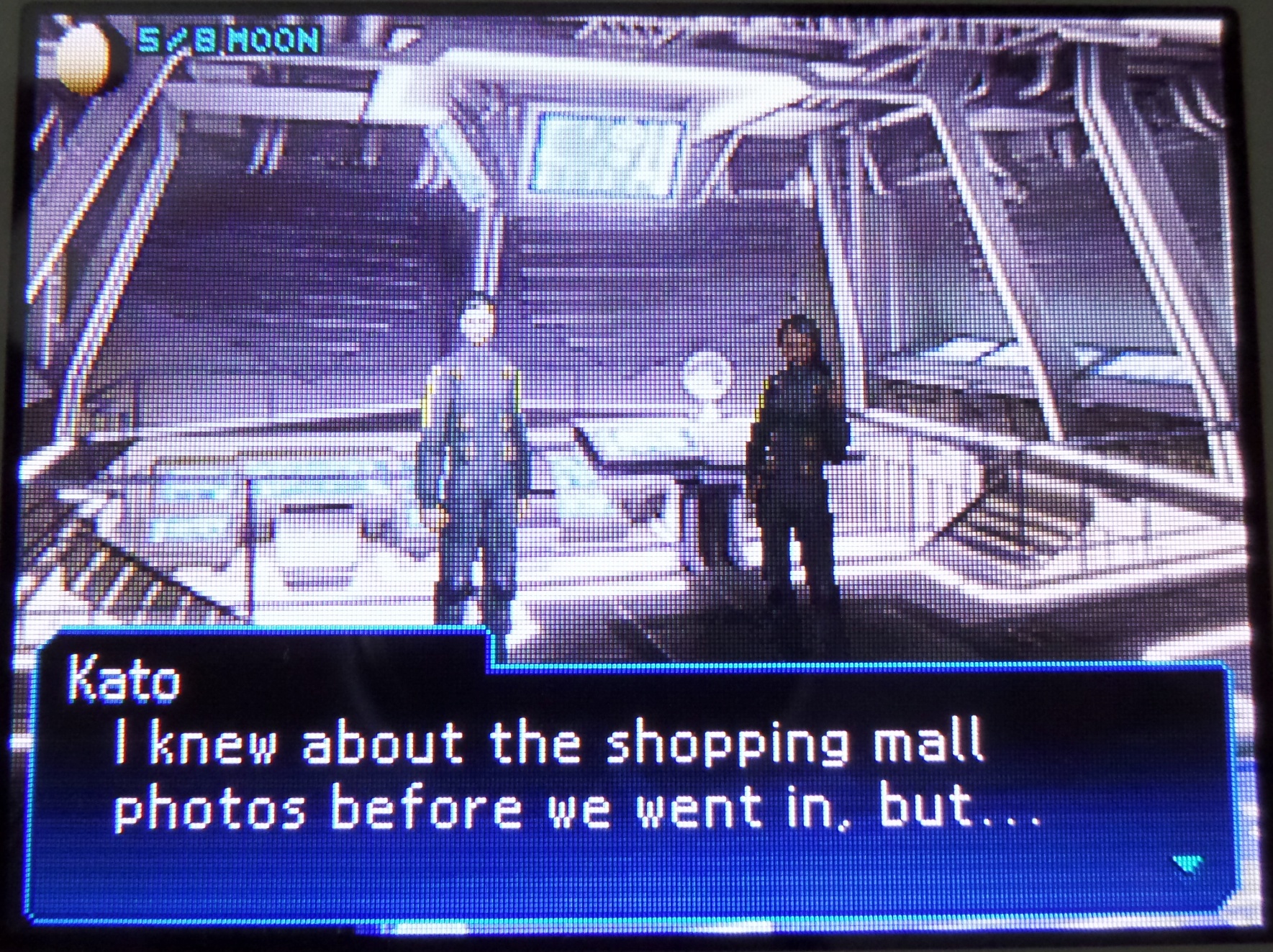 i knew about the shopping mall photos before we went in, but...
