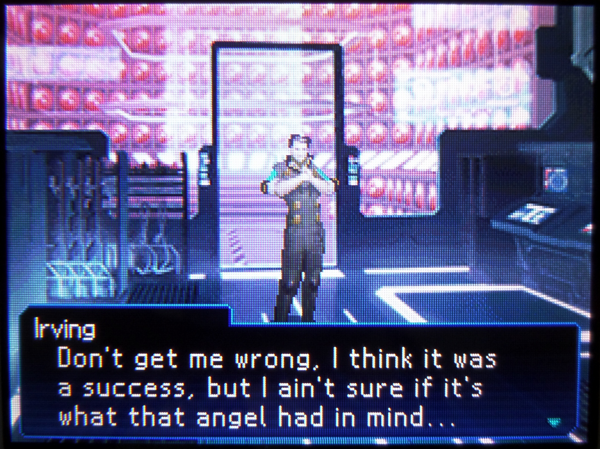 don't get me wrong, i think it was a success, but i ain't sure if it's what that angel had in mind...