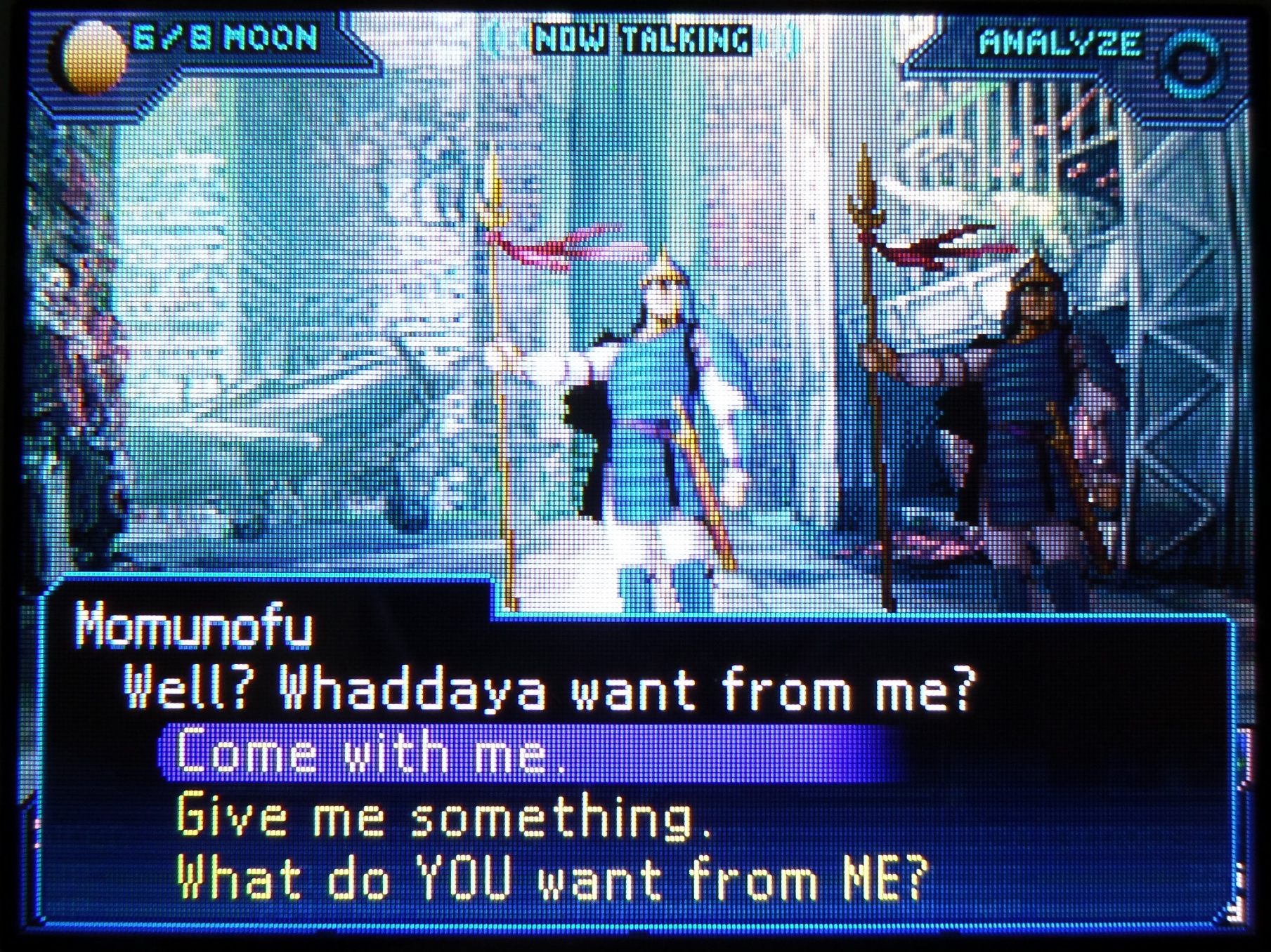 well? whaddaya want from me? >come with me.
