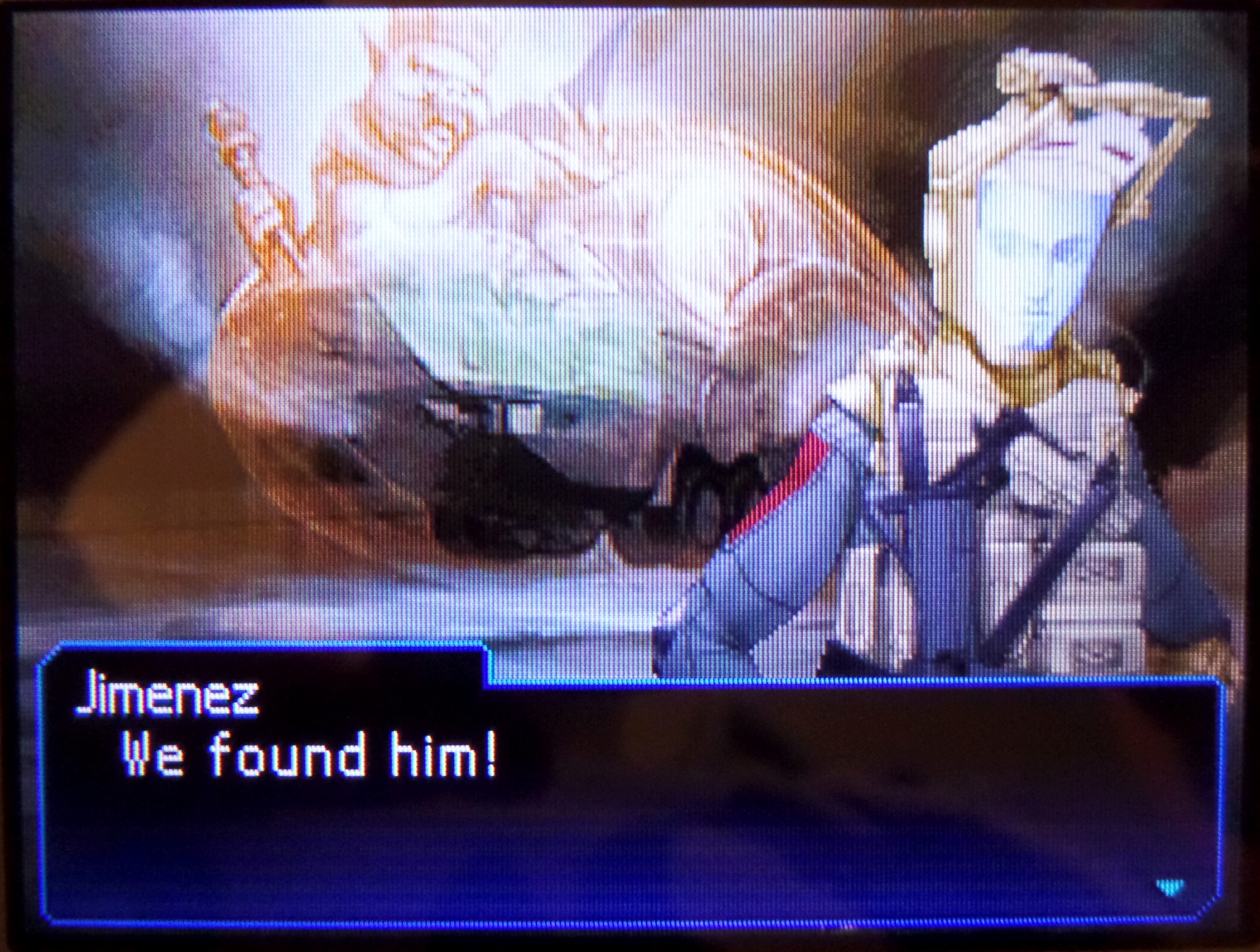 jimenez: we found him!