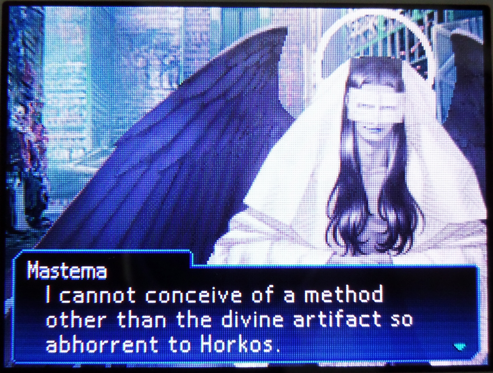 i cannot conceive of a method other than the divine artifact so abhorrent to horkos.
