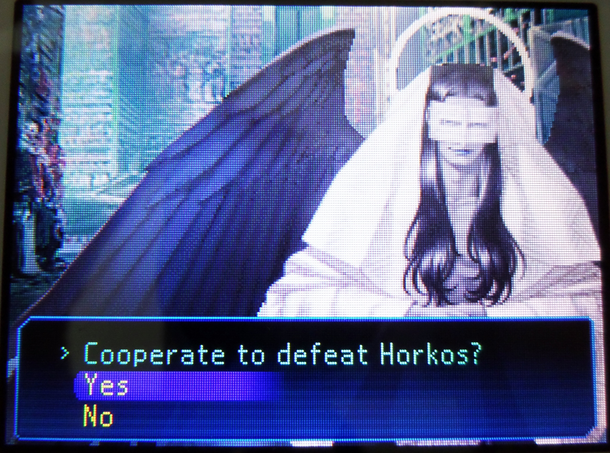 cooperate to defeat horkos? >yes