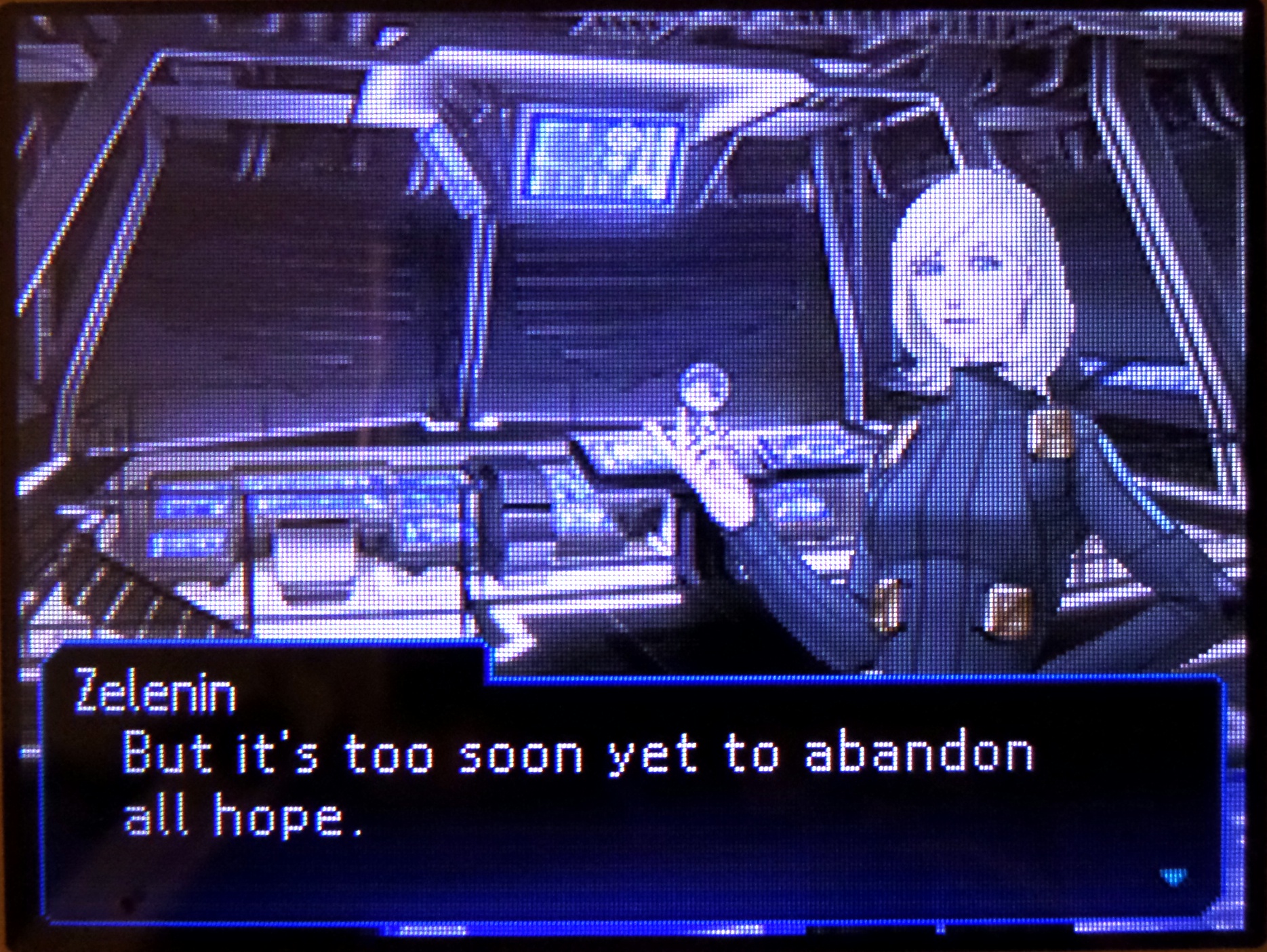 zelenin: but it's too soon to abandon all hope.