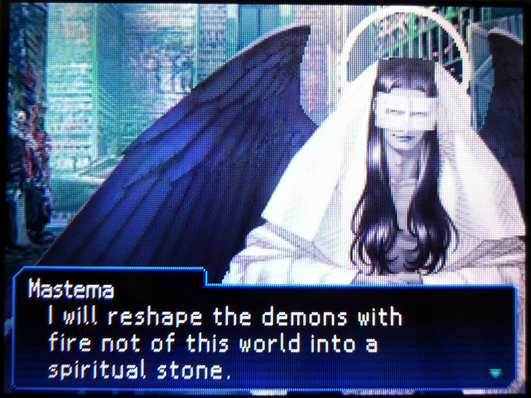 i will reshape the demons with fire not of this world into a spiritual stone.