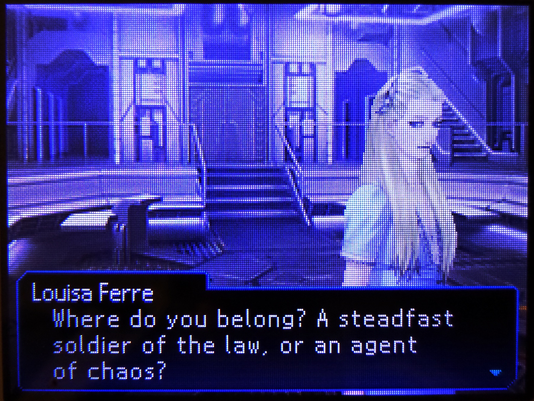 louisa ferre: where do you belong? a steadfast soldier of the law, or an agent of chaos?