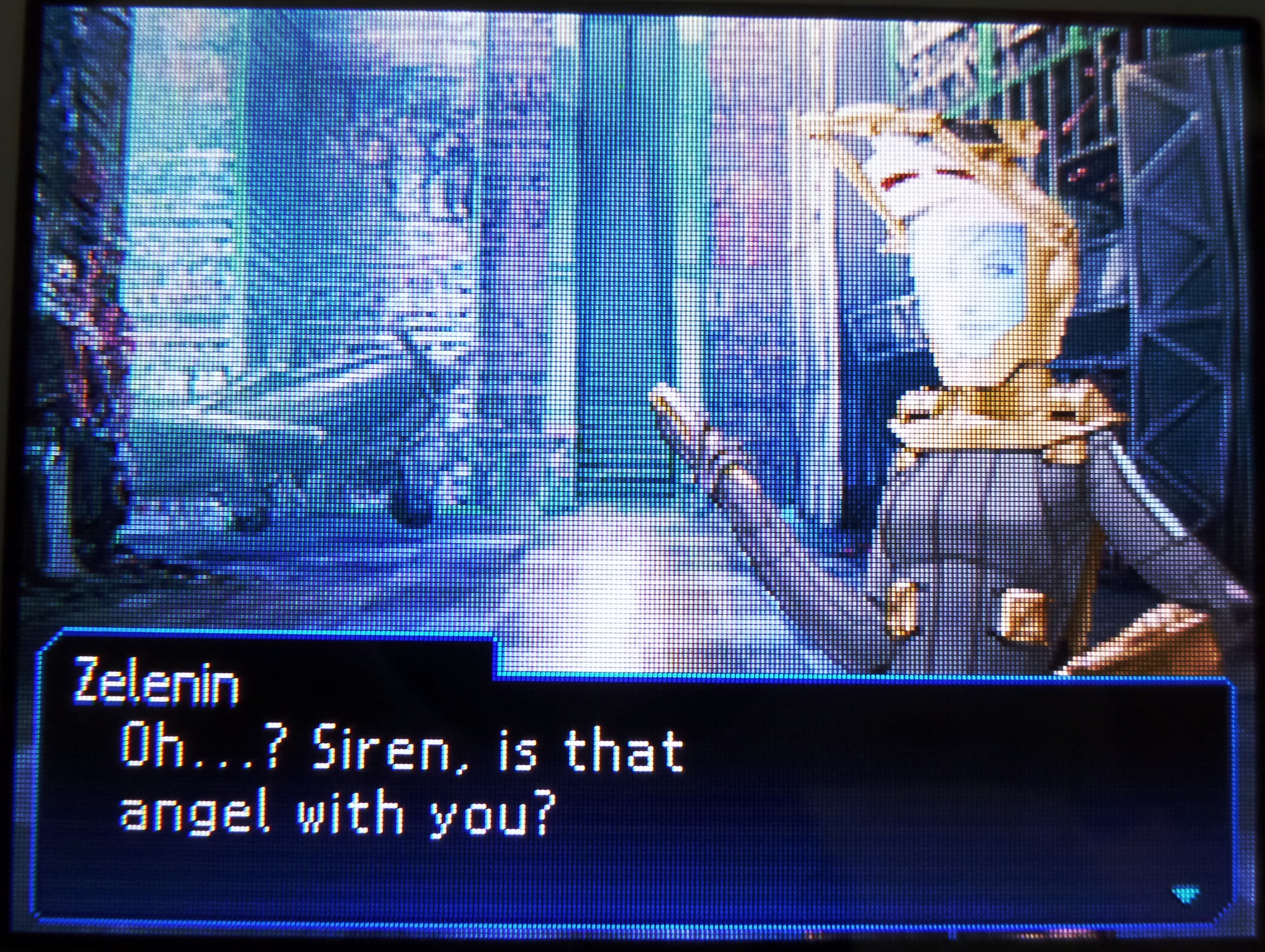 oh...? is that an angel with you?