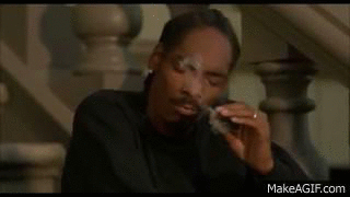 me (snoop dog) bogarting a joint from yall (dave cahpeelle and Jim Breuer
