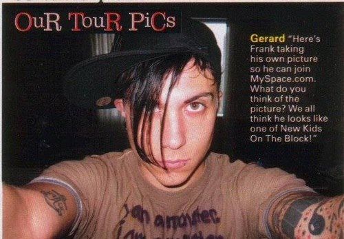 frank iero myspace