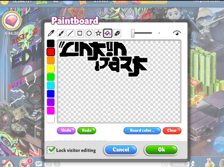 yoworld brans linkinpark paintboard 2026