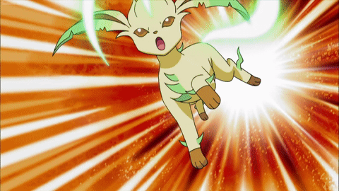 This may contain: an animated image of a pikachu flying through the air