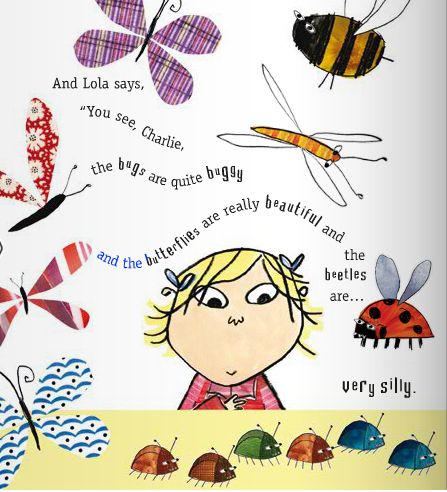 Lola describing Beetles, Bugs and Butterflies