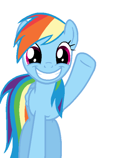 rainbow dash wave