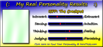 Take the Fun Personality Test @ NerdTests.com